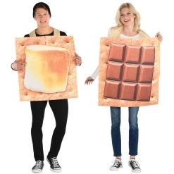 Budget 🎁 Adult Smores Couples Costume by Amscan 😀