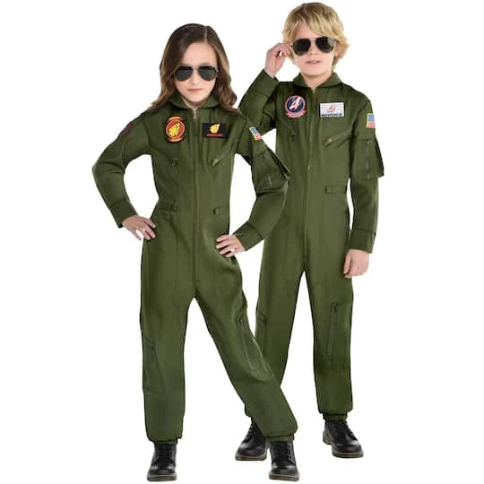 Promo ✔️ Top Gun Maverick: Flight Suit Child Costume by Amscan ⌛ 2 Promo ✔️ Top Gun Maverick: Flight Suit Child Costume by Amscan ⌛ - Image 2