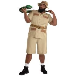 Budget 👏 Tan Safari Guide Adult Costume by Amscan ✨