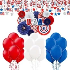 Flash Sale 🎁 Patriotic Room Decorating Kit by Amscan ⭐