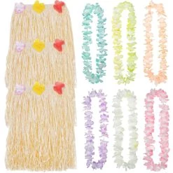 Brand new ❤️ Adult Luau Hula Skirt Accessory Kit, 6ct. by Amscan ⌛