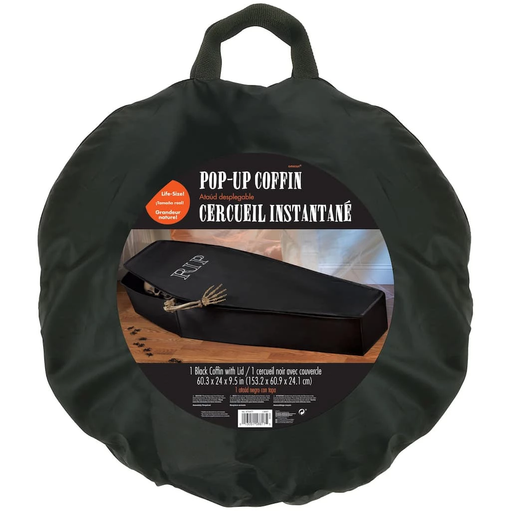 Discount β€οΈ 5ft. π Halloween Pop Up Coffin by Amscan π 1 Discount β€οΈ 5ft. π Halloween Pop Up Coffin by Amscan π