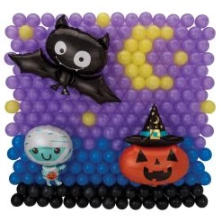 Deals 😉 Halloween Latex & Foil Balloon Backdrop Kit by Amscan ⌛