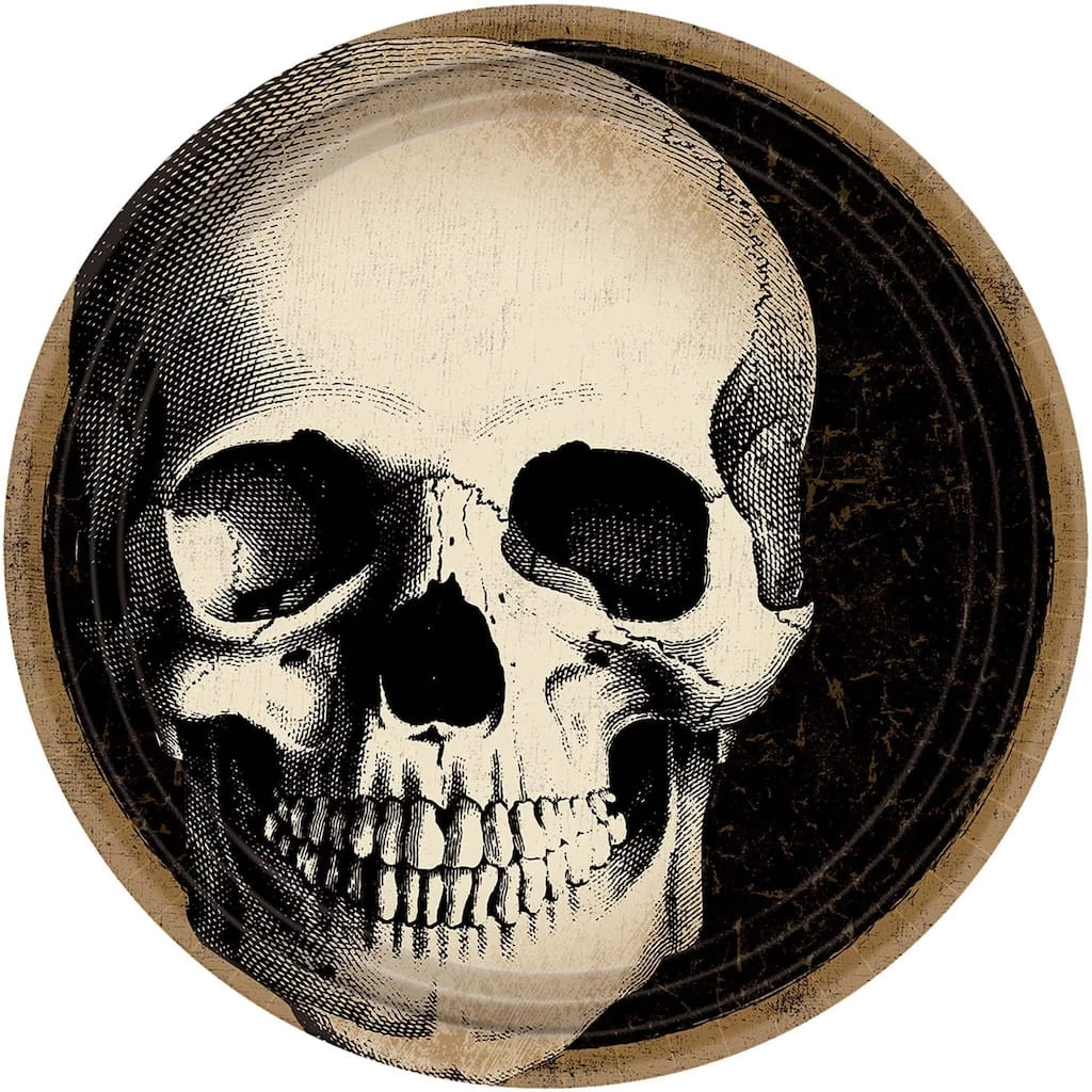 Budget β¨ 9" π₯° Halloween Boneyard Round Plates, 60ct. by Amscan βοΈ 1 Budget β¨ 9" π₯° Halloween Boneyard Round Plates, 60ct. by Amscan βοΈ
