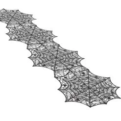 Deals 🎁 Halloween Spider Web Vinyl Table Runner by Amscan ❤️