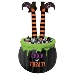 Outlet ❤️ Halloween Witch Leg Inflatable Cooler by Amscan 🔥