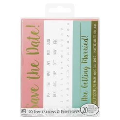 Wholesale 👍 Save the Date Value Pack Invitation Kit by Amscan 😉