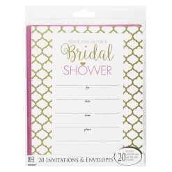 Best deal 😀 Bridal Shower Value Pack Invitation Kit by Amscan ✔️
