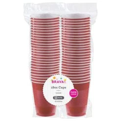 Promo ⭐ 18oz. Plastic Cups, 150ct. by Amscan 🎉 -Amscan Sales Shop D521115S 1