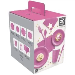 Coupon ✨ Tableware Kit For 20 Guests by Amscan 💯 -Amscan Sales Shop D521241S 1 1