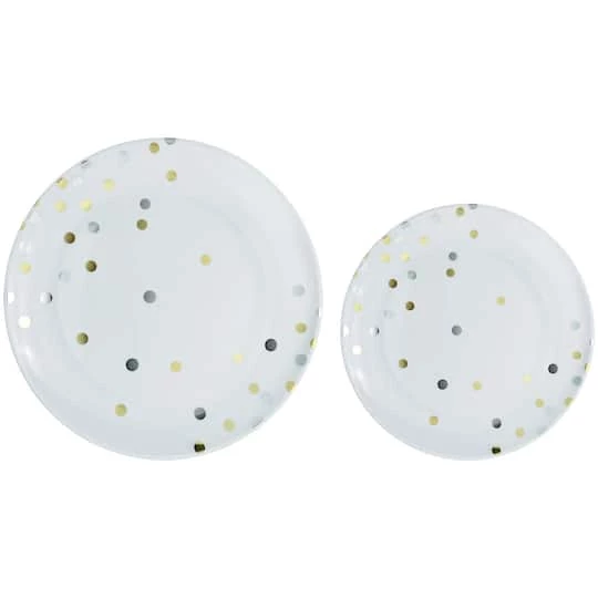 New β€οΈ Round Hot Stamped Plastic Plates Multipack by Amscan π 5 New β€οΈ Round Hot Stamped Plastic Plates Multipack by Amscan π - Image 5