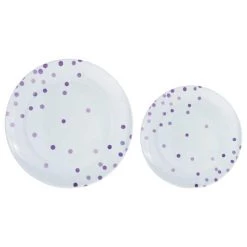 New β€οΈ Round Hot Stamped Plastic Plates Multipack by Amscan π 17 New β€οΈ Round Hot Stamped Plastic Plates Multipack by Amscan π -Amscan Sales Shop D521313S 1