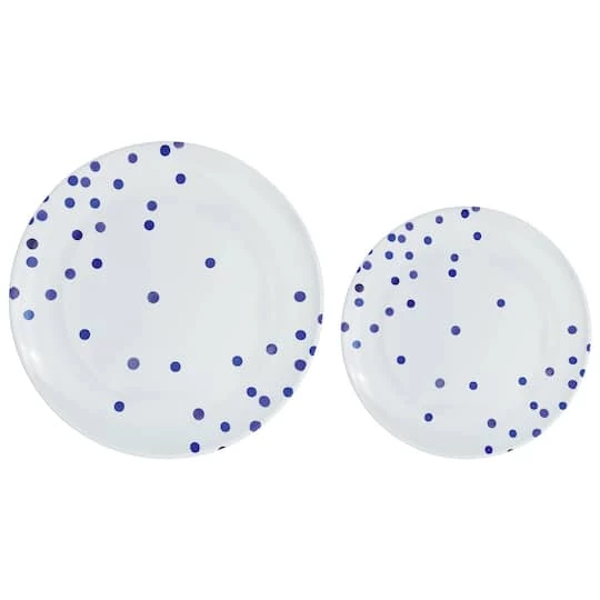 New β€οΈ Round Hot Stamped Plastic Plates Multipack by Amscan π 8 New β€οΈ Round Hot Stamped Plastic Plates Multipack by Amscan π - Image 8