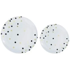 New β€οΈ Round Hot Stamped Plastic Plates Multipack by Amscan π 19 New β€οΈ Round Hot Stamped Plastic Plates Multipack by Amscan π -Amscan Sales Shop D521315S 1
