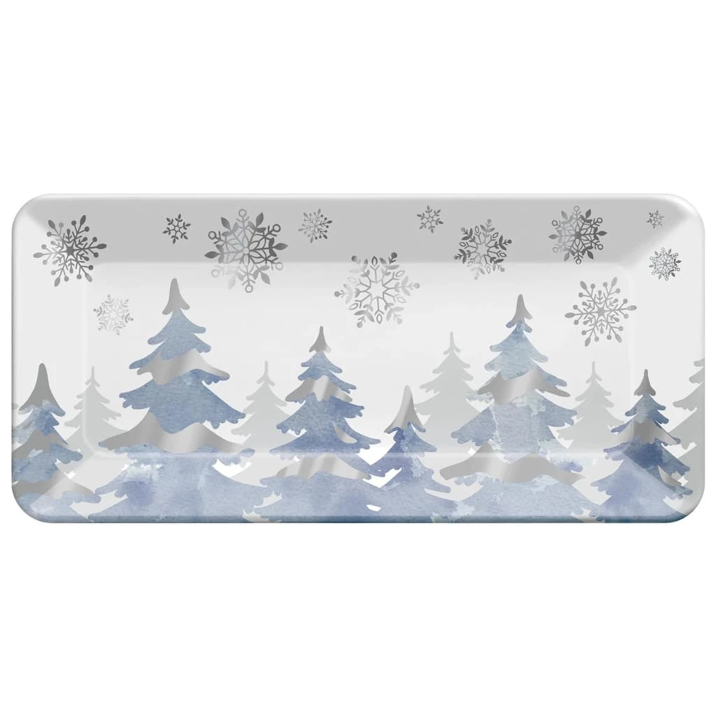 Best Pirce π€© 17" π Christmas Winter Tree Long Melamine Platter by Amscan β€οΈ 1 Best Pirce π€© 17" π Christmas Winter Tree Long Melamine Platter by Amscan β€οΈ