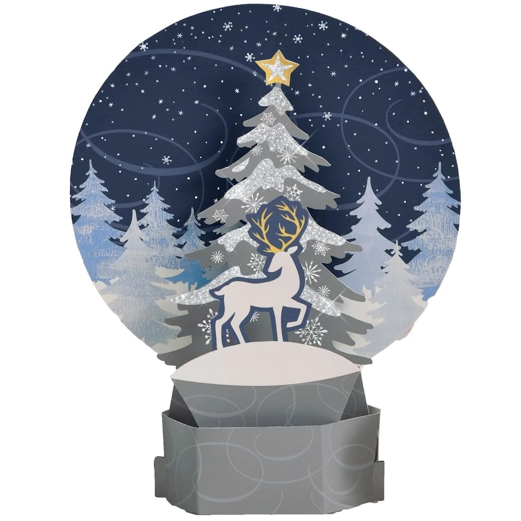 Brand new ⌛ Christmas Snow Globe Pop-Up Centerpiece by Amscan ❤️ 1 Brand new ⌛ Christmas Snow Globe Pop-Up Centerpiece by Amscan ❤️