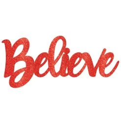 Cheapest 🎉 Believe 💯 Christmas Photo Prop by Amscan ✨