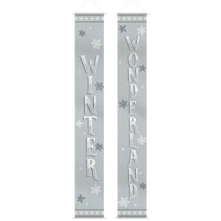 Buy ❤️ Christmas Snowy Hanging Flags Home Decorations by Amscan 👍