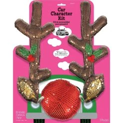 Deals ⌛ Glitzy Reindeer Car Christmas Decorating Kit by Amscan 🛒