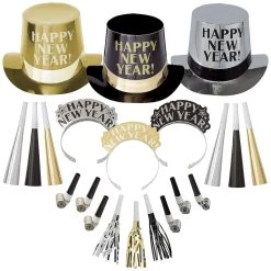 Flash Sale ✔️ Opulent Affair New Year's Party Kit For 100 People, 200ct. by Amscan 👏