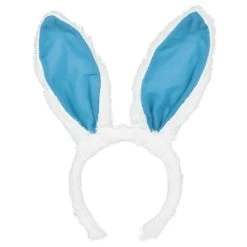 New 👏 White & Dark Blue Easter Bunny Ears, 7ct. by Amscan ⌛