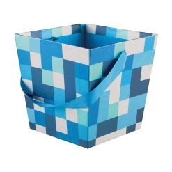 Buy ✨ Tall Blue Prismatic Paperboard Easter Buckets, 3ct. by Amscan 😍