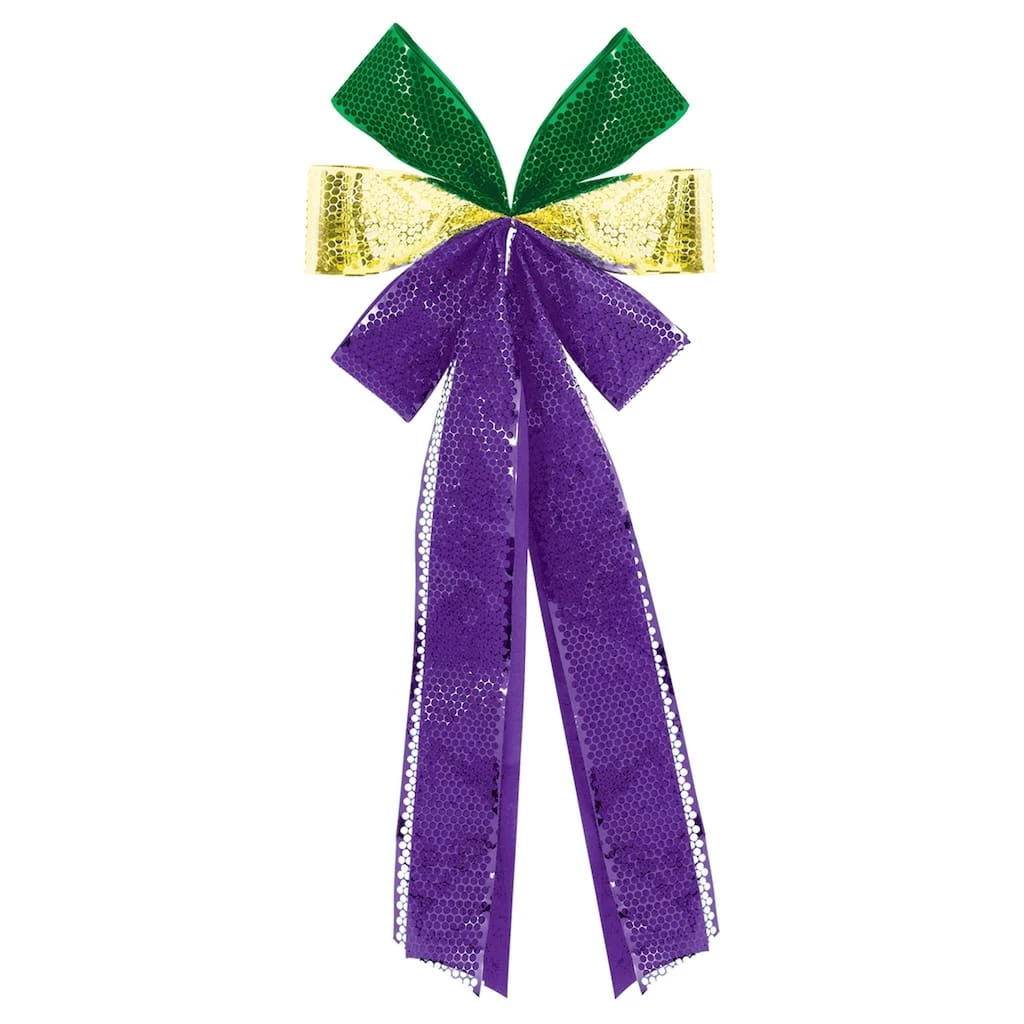 Best Pirce βοΈ Mardi Gras Deluxe Bow by Amscan π 1 Best Pirce βοΈ Mardi Gras Deluxe Bow by Amscan π
