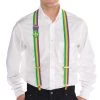 Hot Sale 🌟 Mardi Gras Suspenders With Buttons by Amscan ⌛