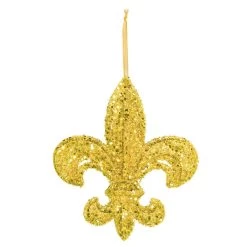 Outlet 🔔 14'' Gold Fleur de Lis Hanging Decoration by Amscan 🤩