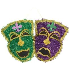 Best deal 👍 13'' Comedy and Tragedy Tinsel Decoration by Amscan ⌛