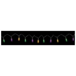 Flash Sale 👏 21ft. Mardi Gras String Lights by Amscan 🎉