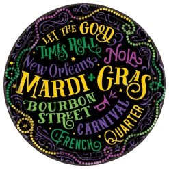 Cheapest ✔️ 9" Mardi Gras Good Times Paper Plates, 60ct. by Amscan ⌛