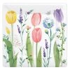 Best Pirce 🧨 10" Spring Tulip Garden Square Paper Plates, 24ct. by Amscan 🧨
