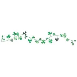 Discount ⌛ 12ft. Shamrock St. Patrick's Day Wire Garland by Amscan 🥰