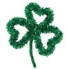 Flash Sale 🌟 14" Green Open Shamrock St. Patrick's Day Tinsel Wreaths, 8ct. by Amscan 🔔