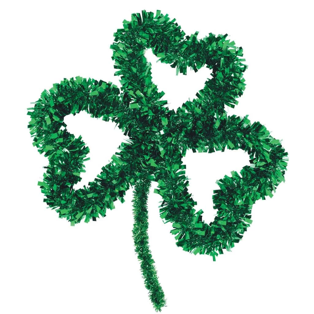 Flash Sale π 14" Green Open Shamrock St. Patrick's Day Tinsel Wreaths, 8ct. by Amscan π 1 Flash Sale π 14" Green Open Shamrock St. Patrick's Day Tinsel Wreaths, 8ct. by Amscan π