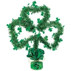 Top 10 ❤️ St. Patrick's Day Tinsel Shamrock Centerpiece, 5ct. by Amscan 🌟
