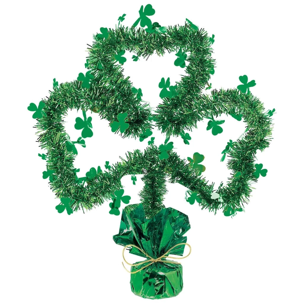 Top 10 β€οΈ St. Patrick's Day Tinsel Shamrock Centerpiece, 5ct. by Amscan π 1 Top 10 β€οΈ St. Patrick's Day Tinsel Shamrock Centerpiece, 5ct. by Amscan π