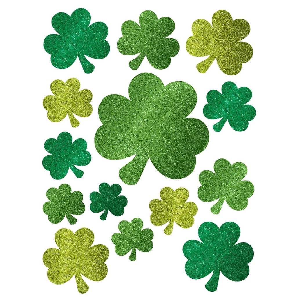Cheapest π St. Patrick's Day Vinyl Shamrock Window Decorations by Amscan π₯ 1 Cheapest π St. Patrick's Day Vinyl Shamrock Window Decorations by Amscan π₯