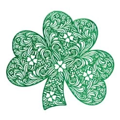 Budget 🥰 St. Patrick's Day Vinyl Shamrock Placemats, 4ct. by Amscan ❤️
