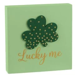 Top 10 🤩 St. Patrick's Day Lucky Me Square Standing Plaques, 3ct. by Amscan ⭐