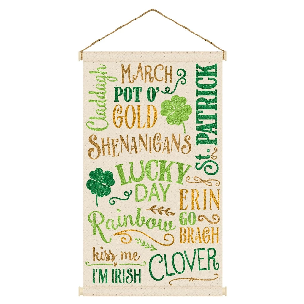 Best Pirce π St. Patrick's Day Large Canvas Hanging Wall Sign by Amscan β€οΈ 1 Best Pirce π St. Patrick's Day Large Canvas Hanging Wall Sign by Amscan β€οΈ