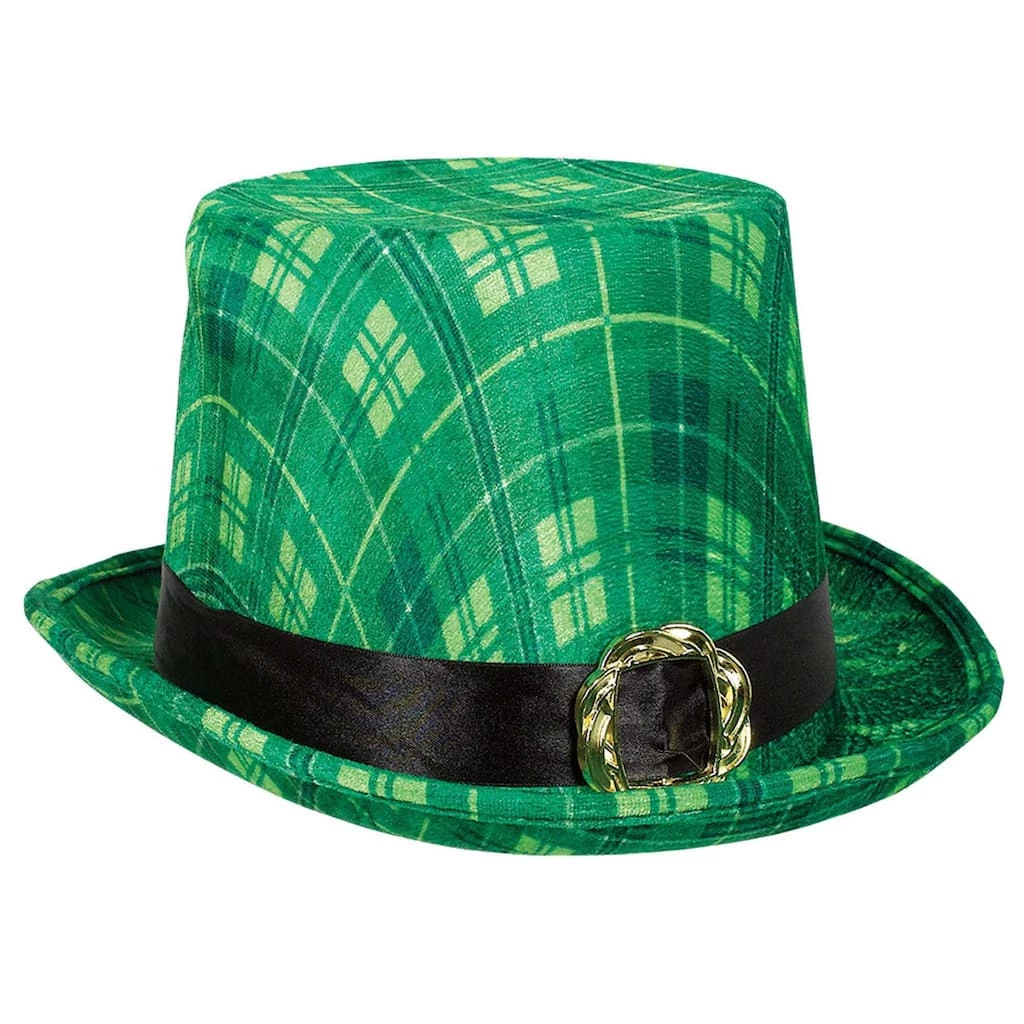 New β¨ St. Patrick's Day Green Plaid Top Hat by Amscan π₯ 1 New β¨ St. Patrick's Day Green Plaid Top Hat by Amscan π₯