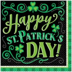 New 🤩 Clover Me Lucky St. Patrick's Day Lunch Napkins, 125ct. by Amscan 😀