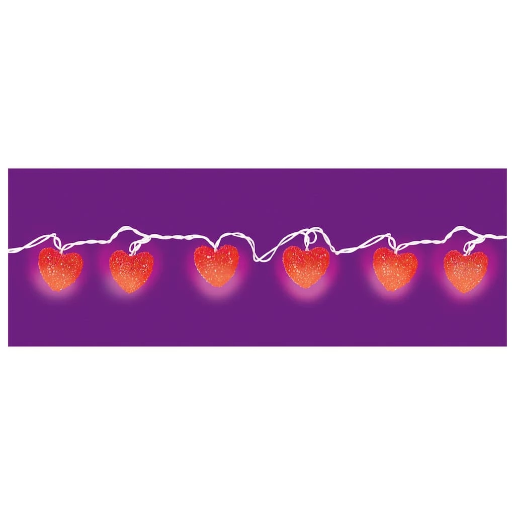 Brand new π 8ft. Valentine's Day Heart String Lights by Amscan βοΈ 1 Brand new π 8ft. Valentine's Day Heart String Lights by Amscan βοΈ