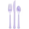 Best Pirce ⭐ Lavender Heavy Weight Plastic Cutlery Assortment, 160ct. by Amscan 🛒