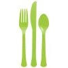 Budget ⭐ Kiwi Green Heavy Weight Plastic Cutlery Assortment, 160ct. by Amscan ⭐