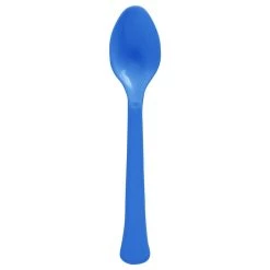 Best reviews of 🧨 Bright Royal Blue Heavy Weight Plastic Spoons, 150ct. by Amscan ⭐