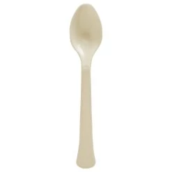 Cheapest ⌛ Vanilla Creme Heavy Weight Plastic Spoons, 150ct. by Amscan 😉
