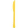 Top 10 🎁 Yellow Sunshine Heavy Weight Plastic Knives, 150ct. by Amscan 🎁